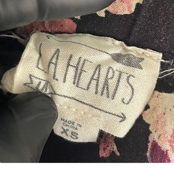 LA Hearts Floral Jogger Pants Size XS - Picture 3 of 3
